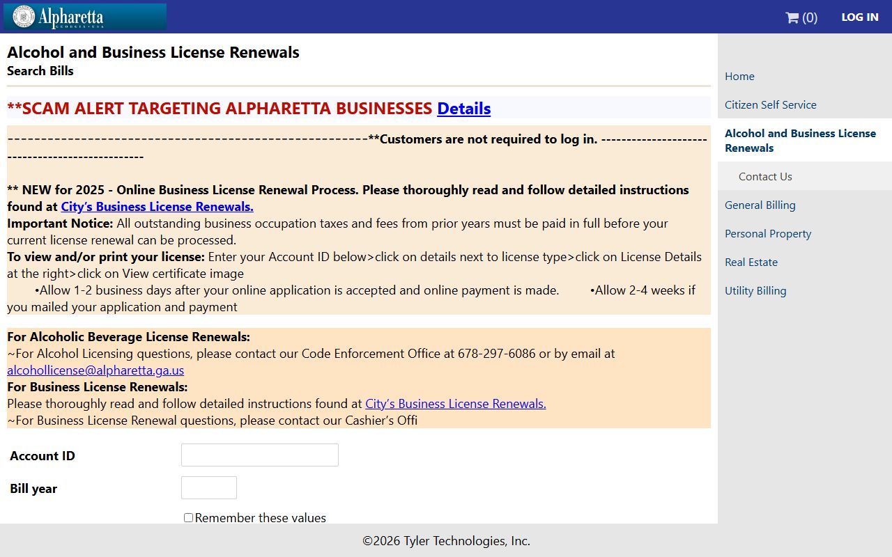 Alpharetta white pages public works and utilities information