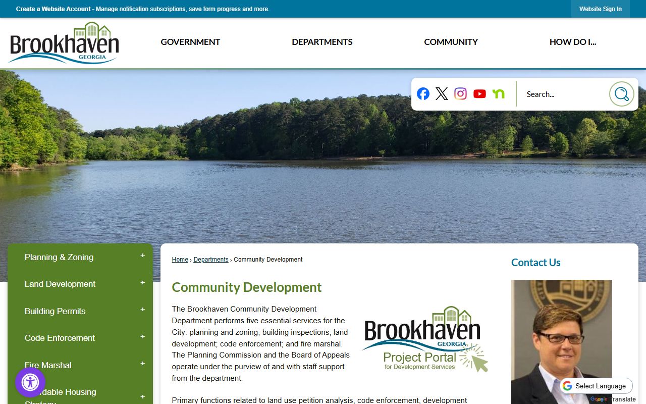 Brookhaven white pages planning and zoning information