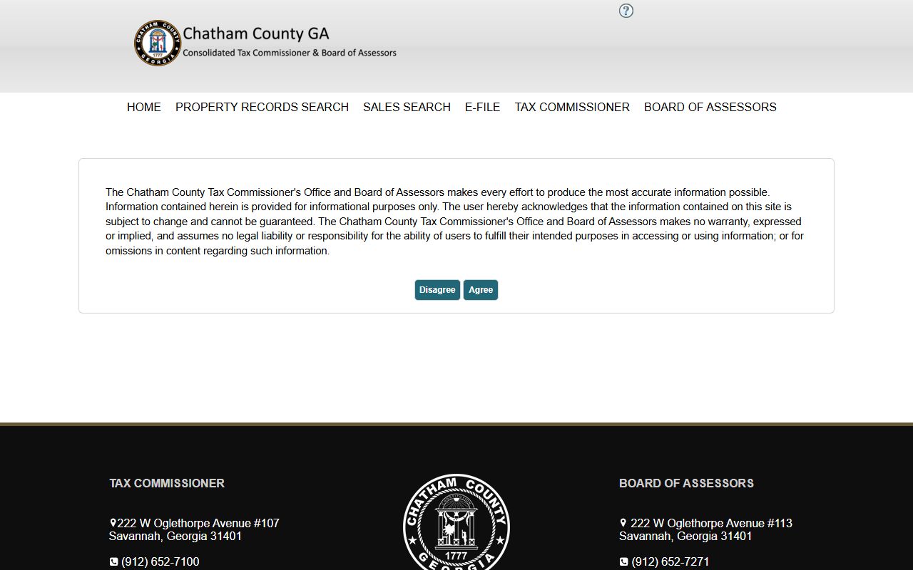 Chatham County White Pages property records search database