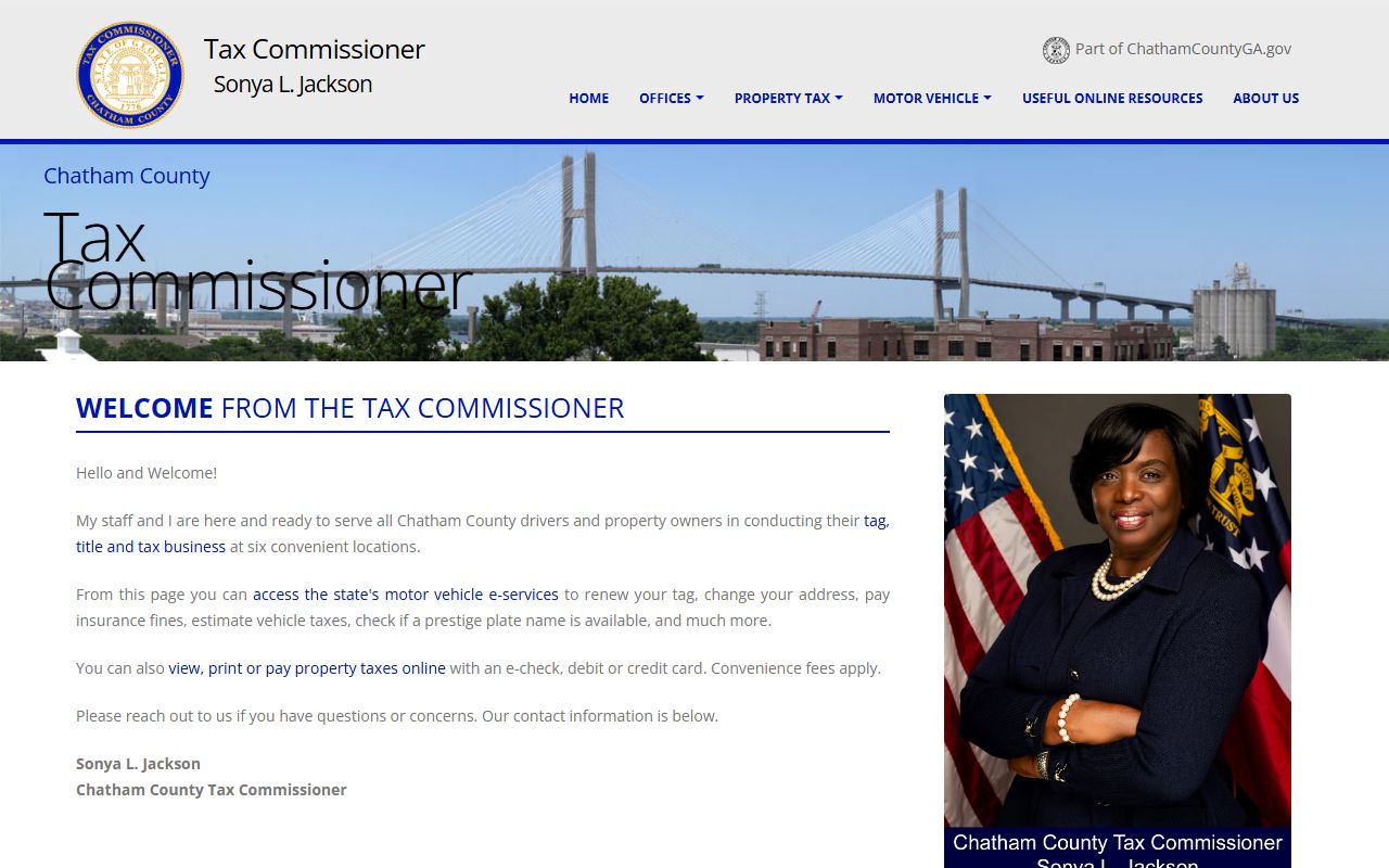 Chatham County White Pages Tax Commissioner property search