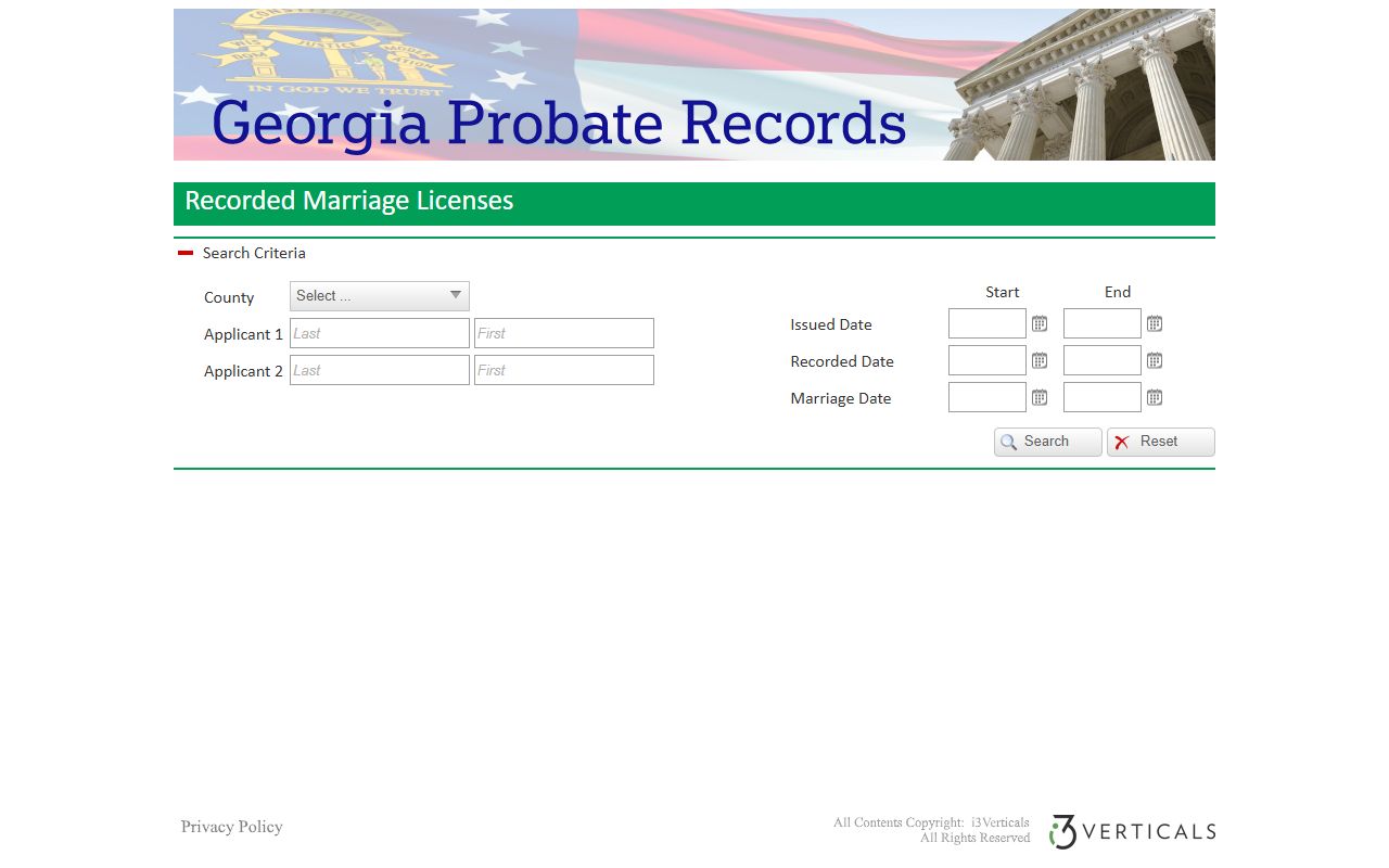 Henry County White Pages marriage records search on Georgia Probate Records