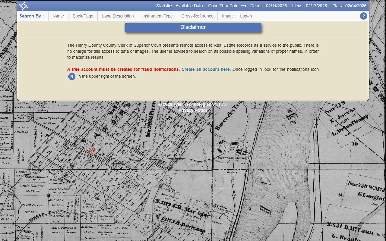 Henry County White Pages real estate records search tool