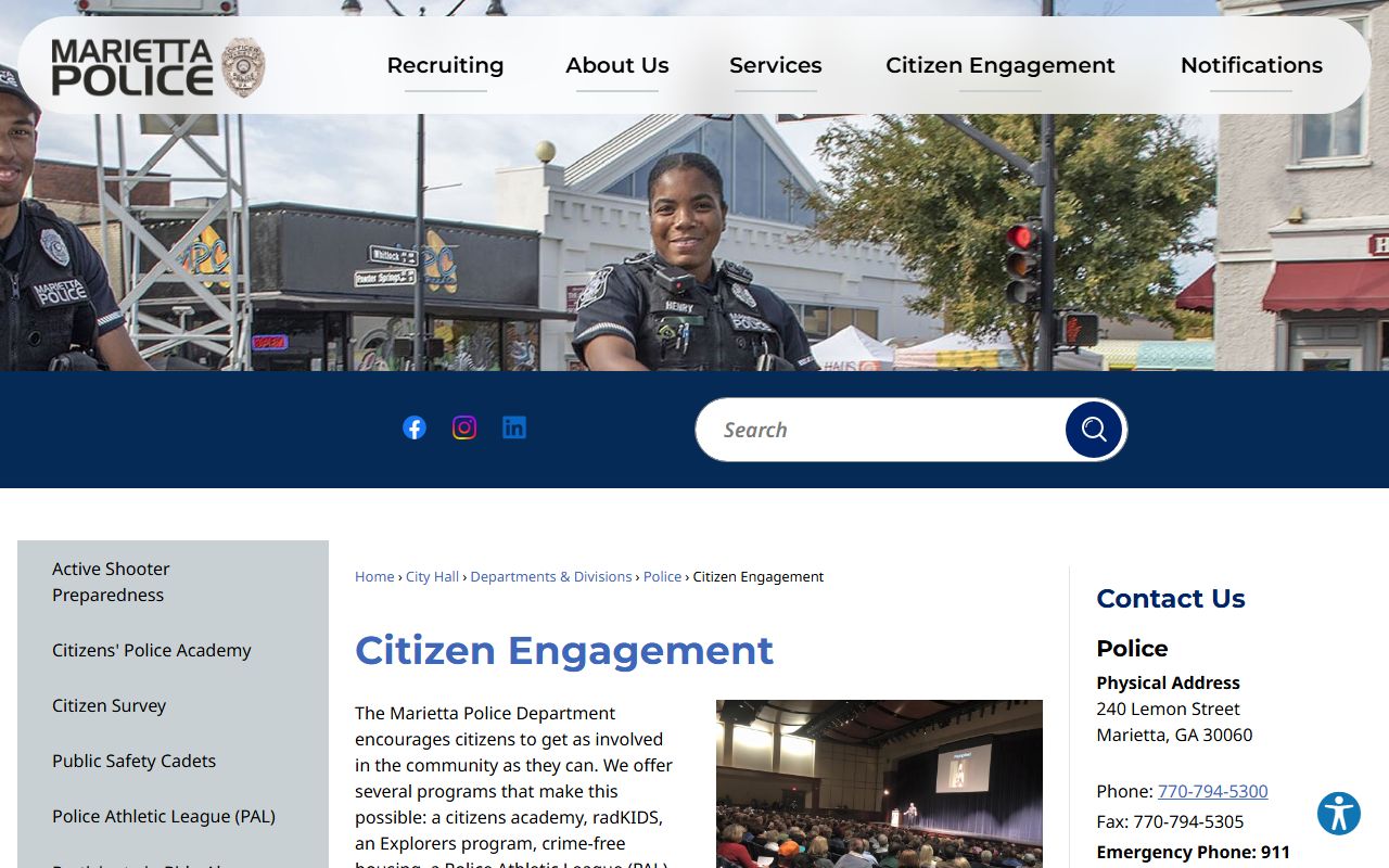 Marietta White Pages business license search information