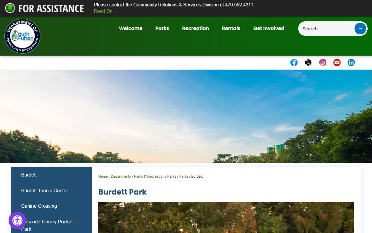 South Fulton white pages business license and finance information