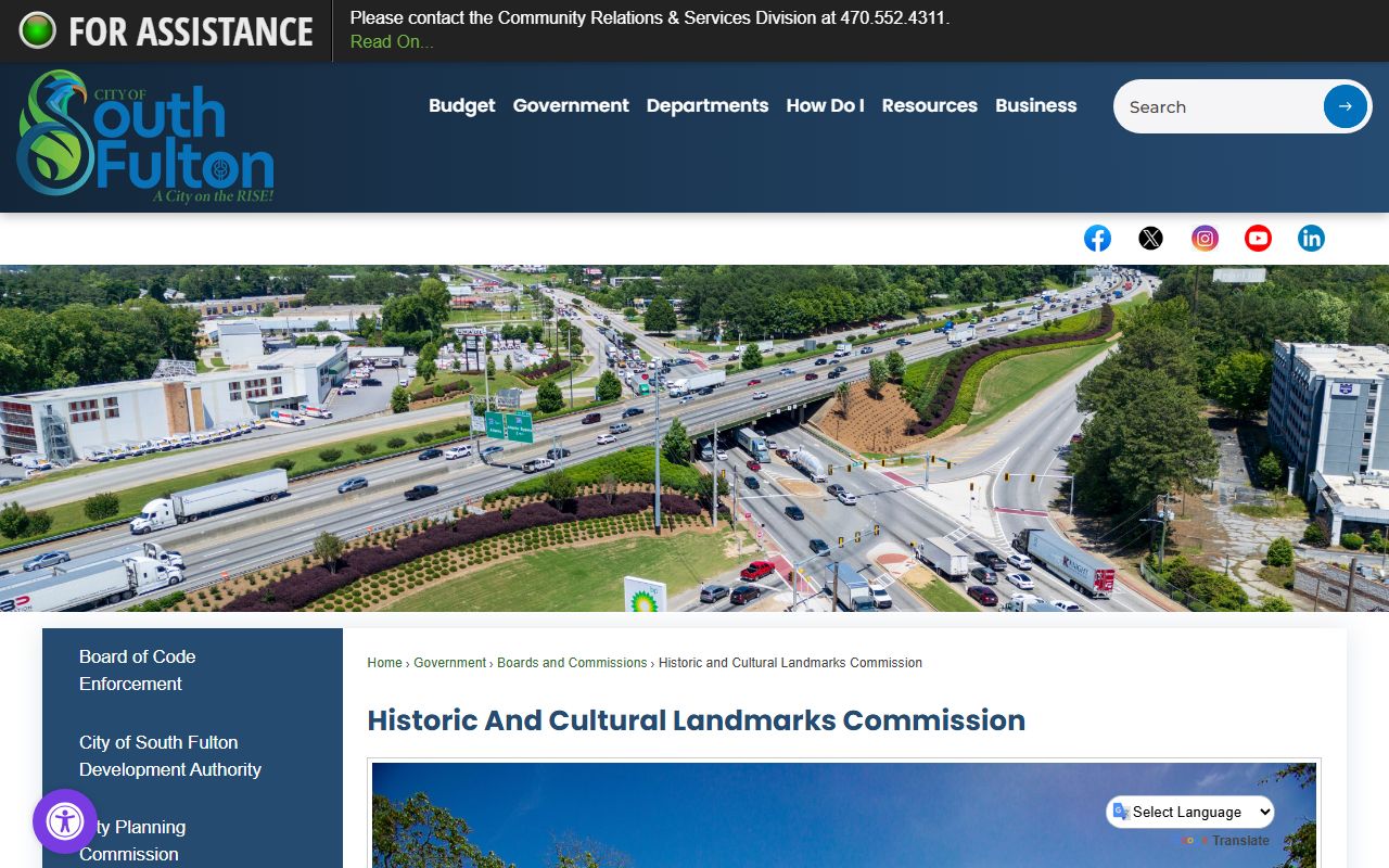 South Fulton white pages city council contact details